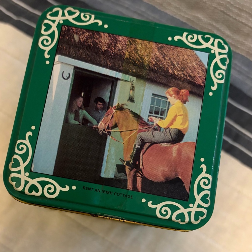 Irish Souvenir vintage Decorative Tin Box